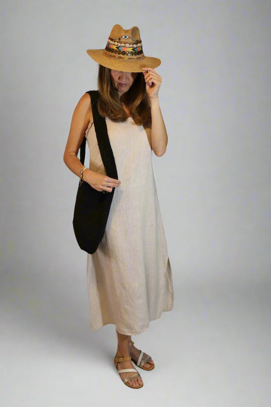 Large Sustainable Black-Brown Gwati Cross-bag