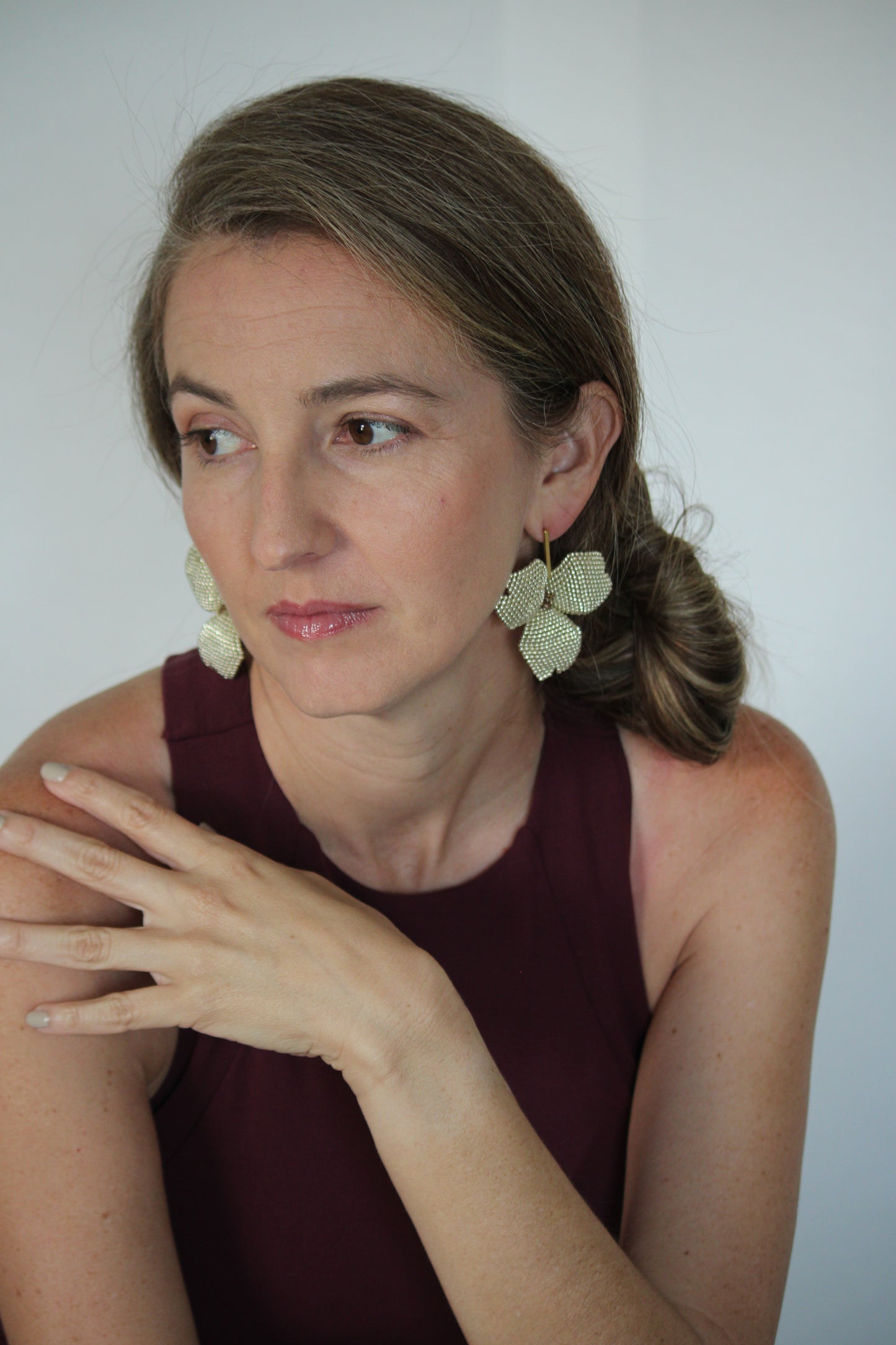 Orchid Stud Earrings