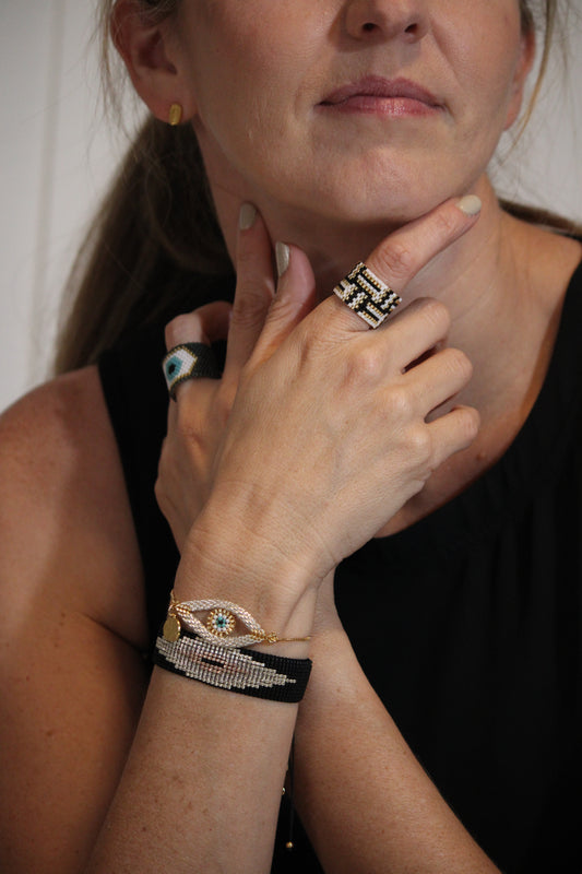 Mati Charm Duo Bracelet