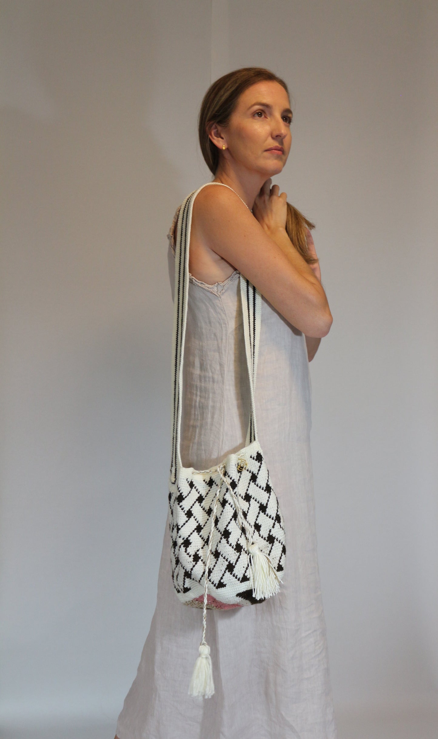 Sustainable Domino Wool Bag