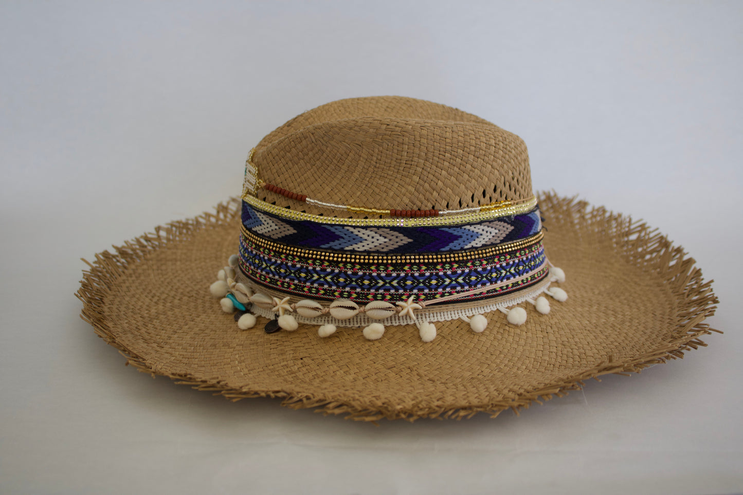 Vintage Wheel Blue Sustainable Hat