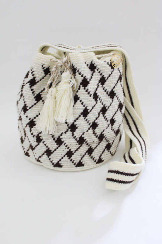Sustainable Domino Wool Bag
