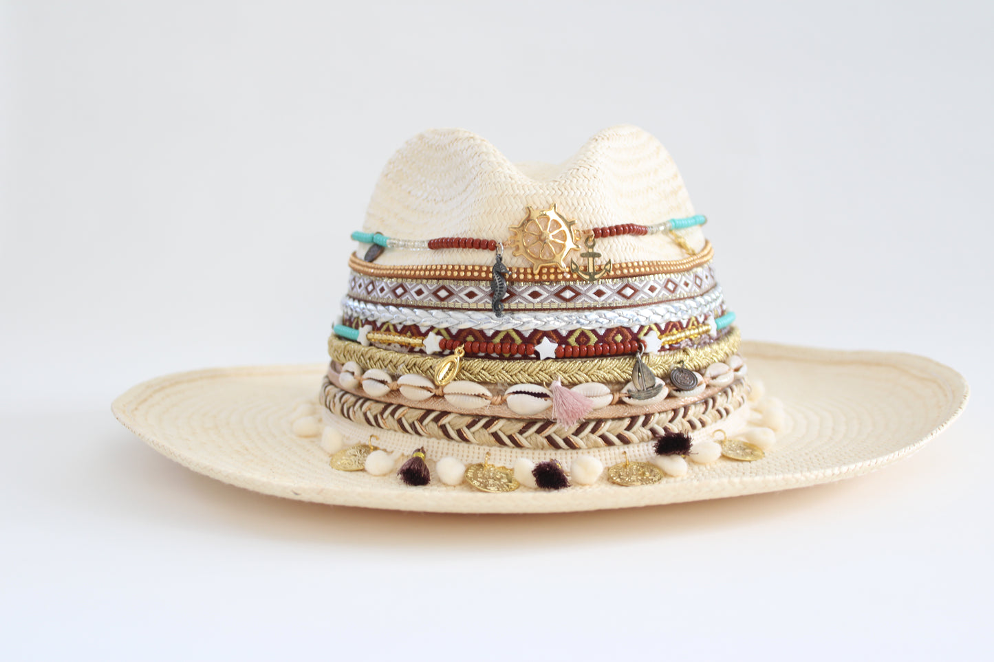 Vintage Wheel Ivory Sustainable Hat