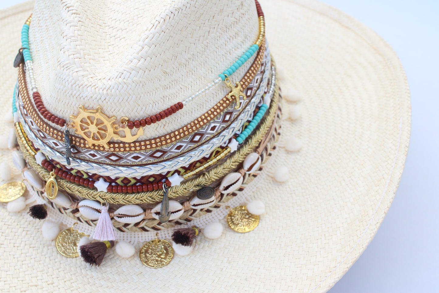 Vintage Wheel Ivory Sustainable Hat