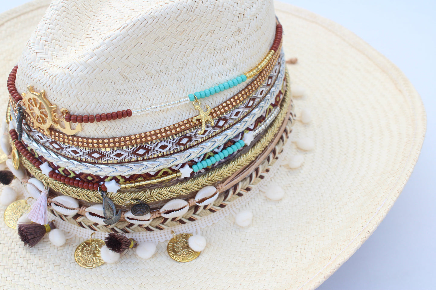 Vintage Wheel Ivory Sustainable Hat